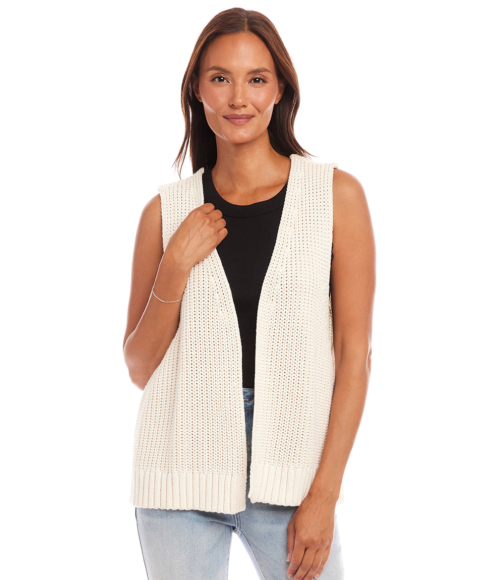 Open Sweater Vest