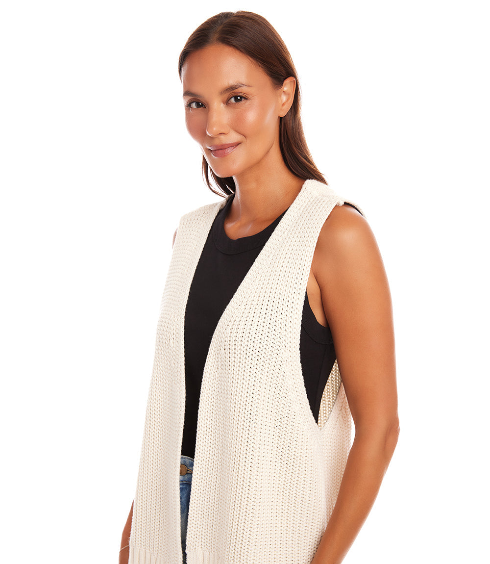 Open Sweater Vest