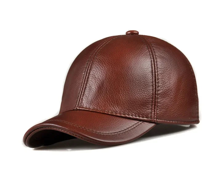 HeritageShear Leather Baseball Cap