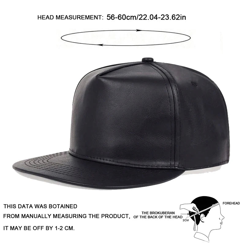 MetroFlex Leather Snapback