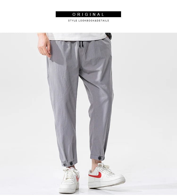 Theo Slim Fit Cotton Pants