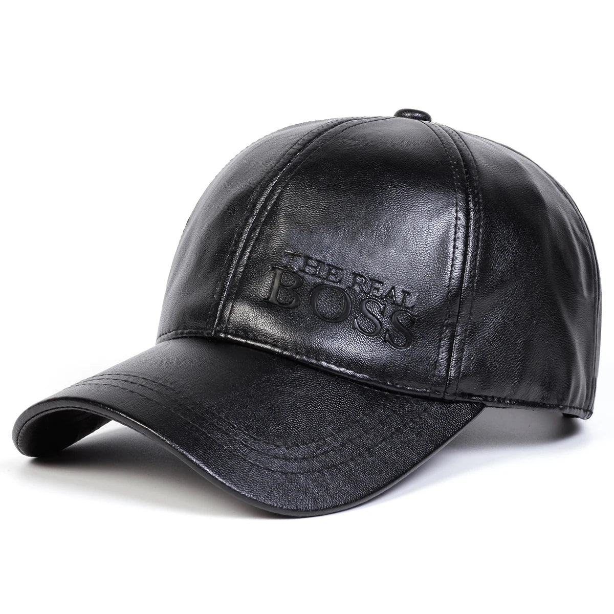 FrostLine Leather Baseball Cap