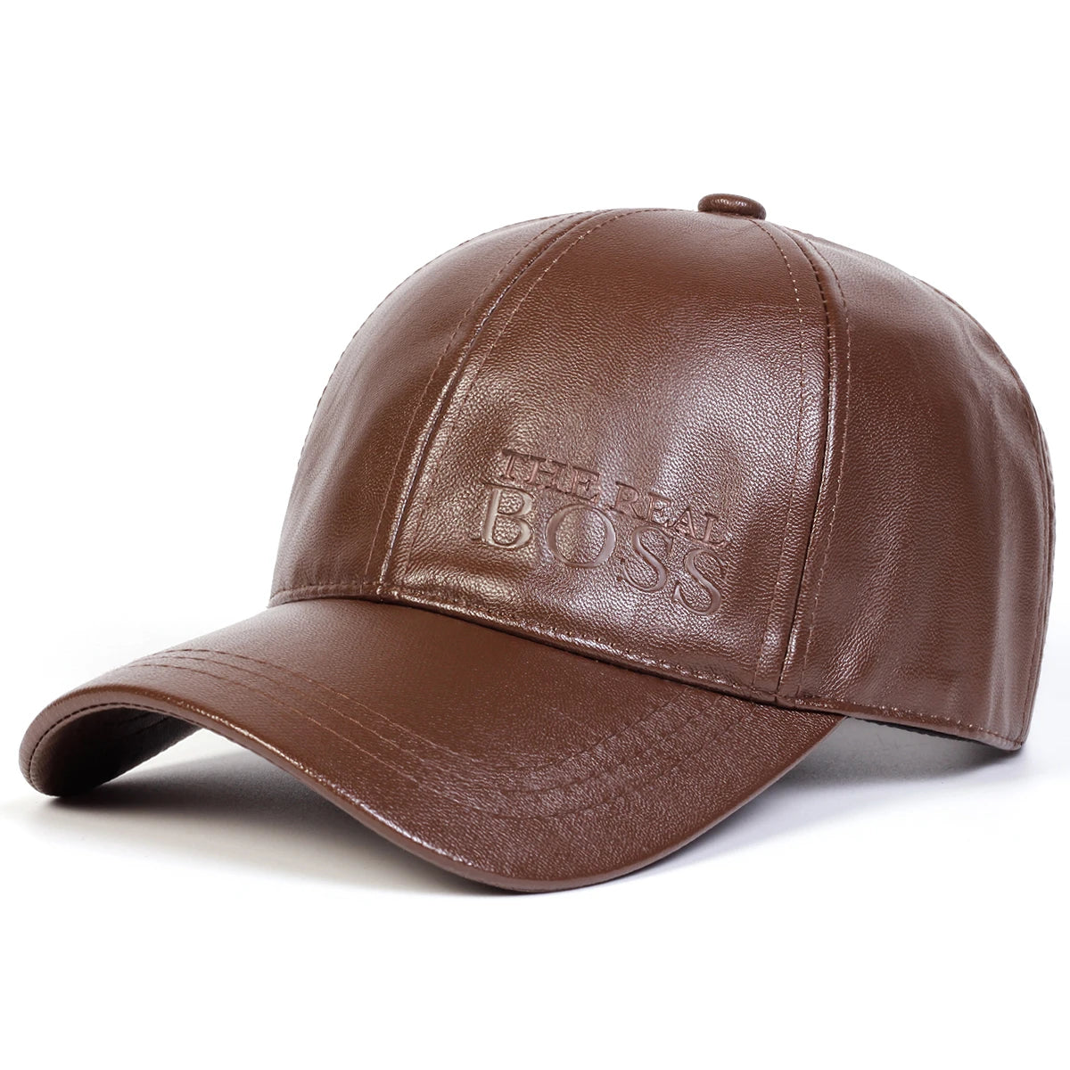 FrostLine Leather Baseball Cap