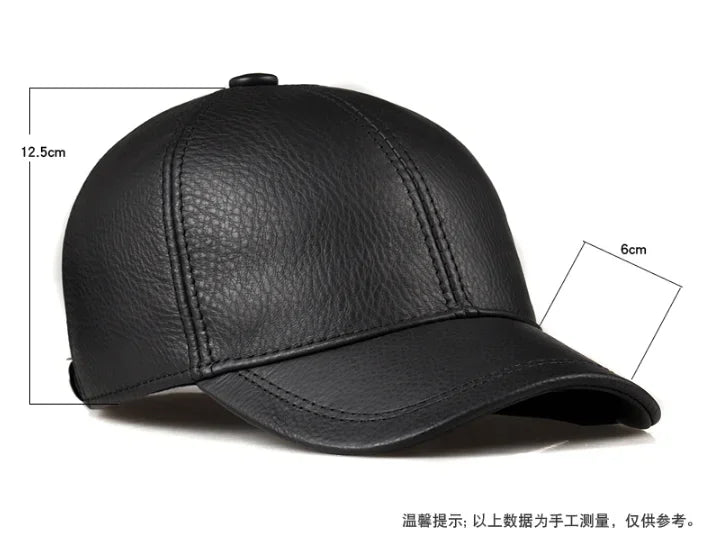HeritageShear Leather Baseball Cap