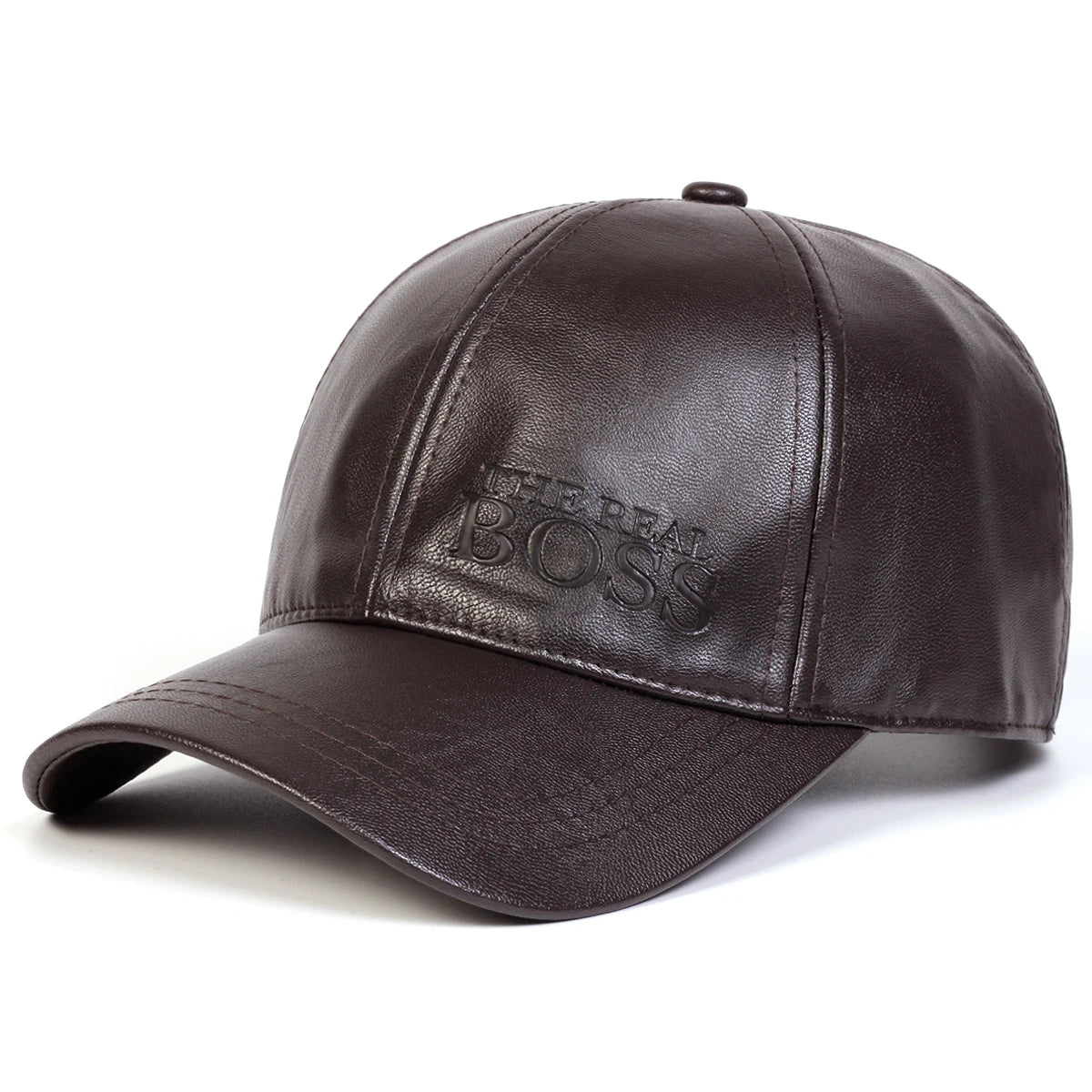 FrostLine Leather Baseball Cap
