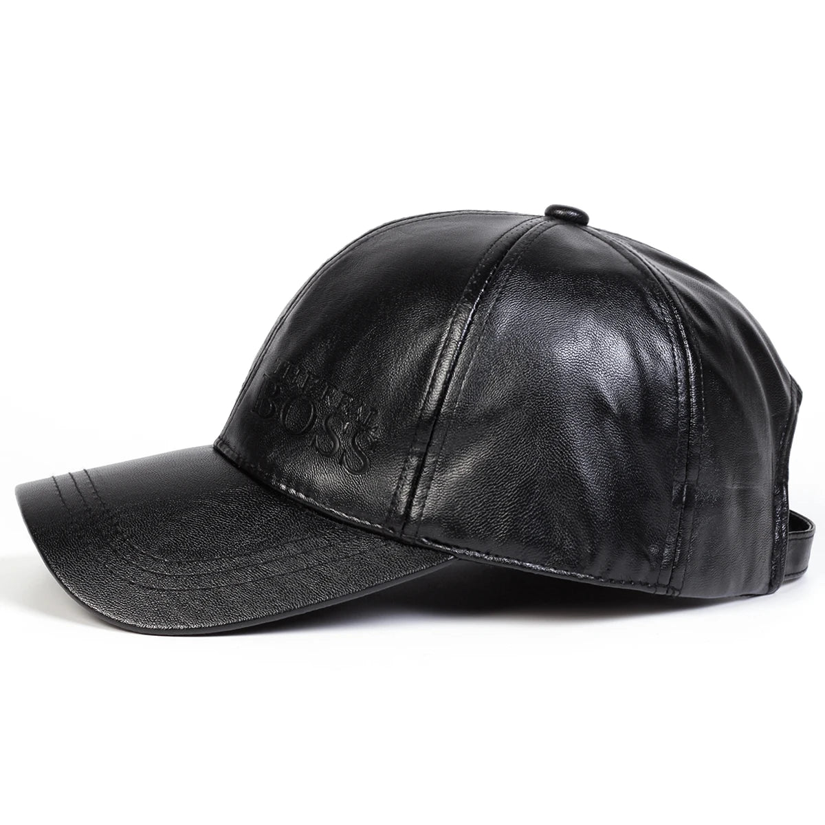 FrostLine Leather Baseball Cap