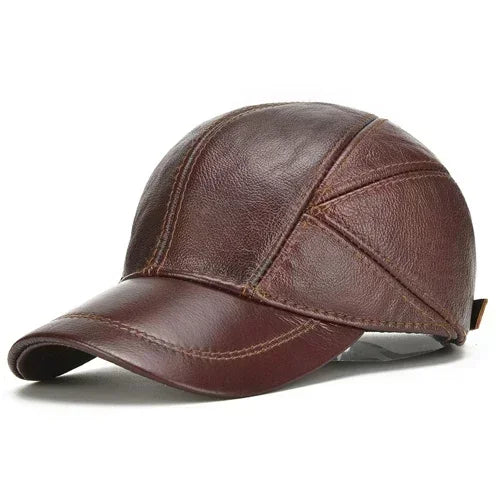 FrostGuard Leather Earflap Cap