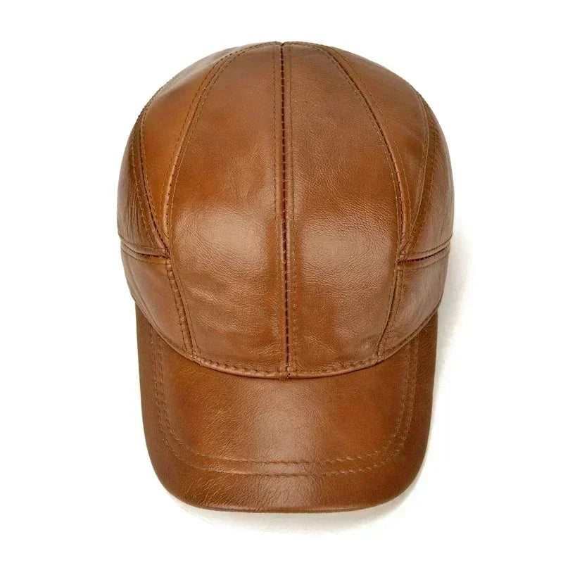 FrostGuard Leather Earflap Cap