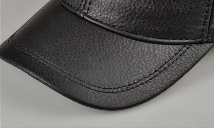 HeritageShear Leather Baseball Cap