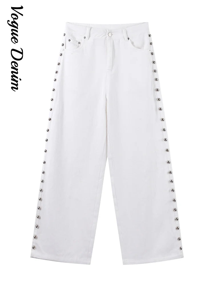 ABBIE WIDE MID-WAISTED JEANS