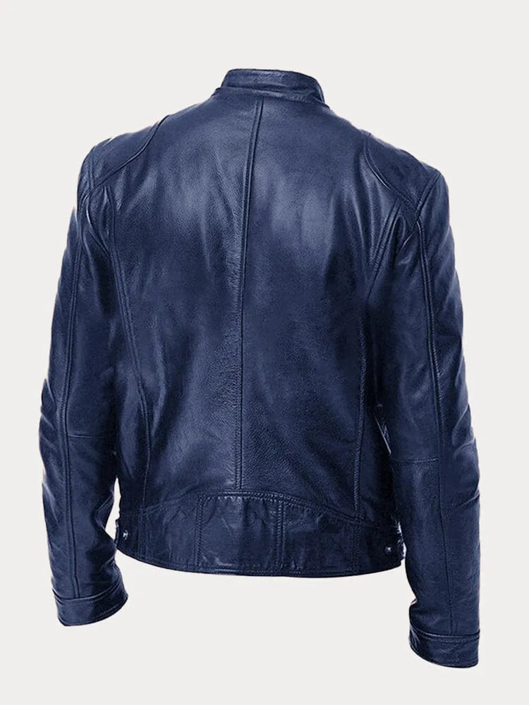 Tobias™ – Casual Leather Jacket: Timeless Style and Comfort