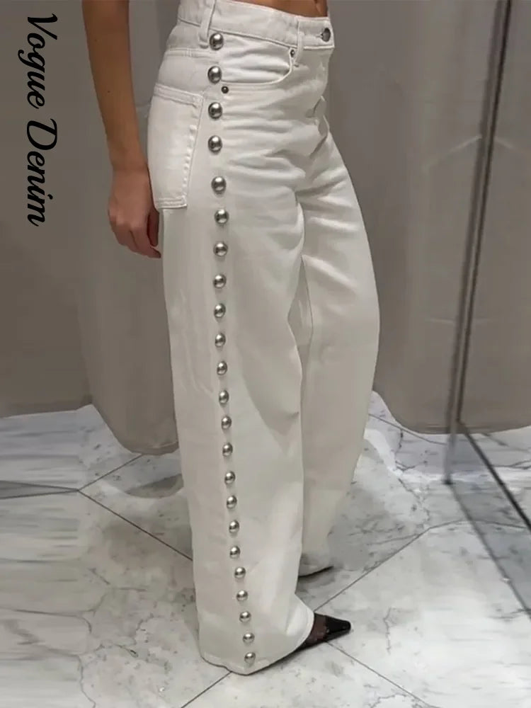 ABBIE WIDE MID-WAISTED JEANS