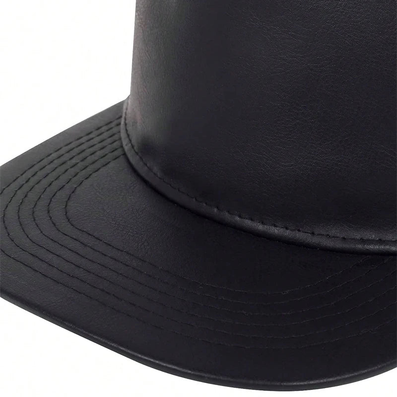 MetroFlex Leather Snapback