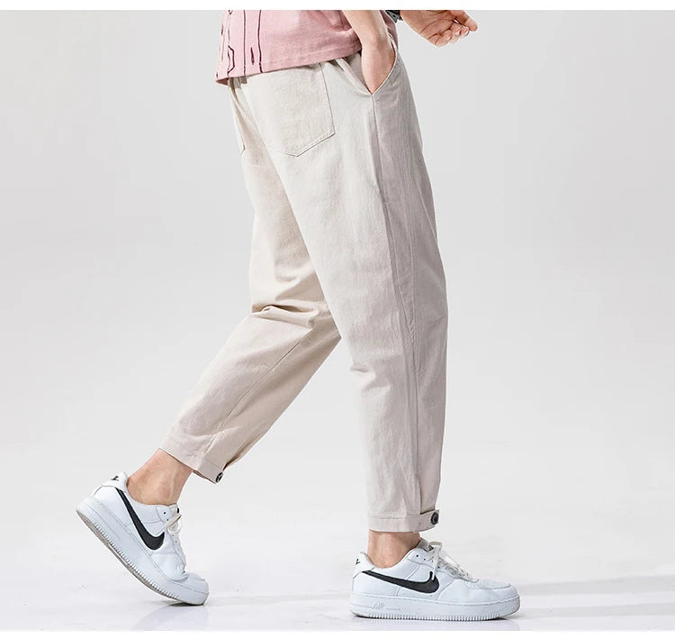 Theo Slim Fit Cotton Pants