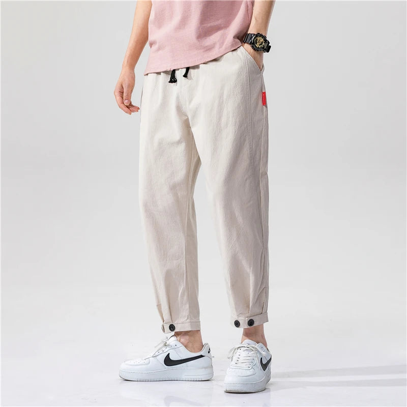Theo Slim Fit Cotton Pants
