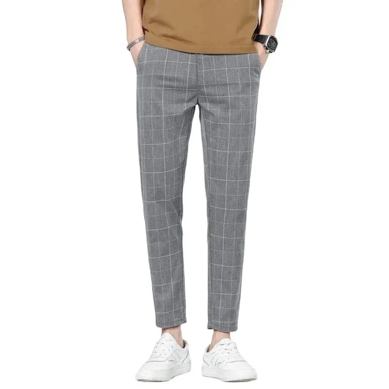 Vince Checkered Slim Pants