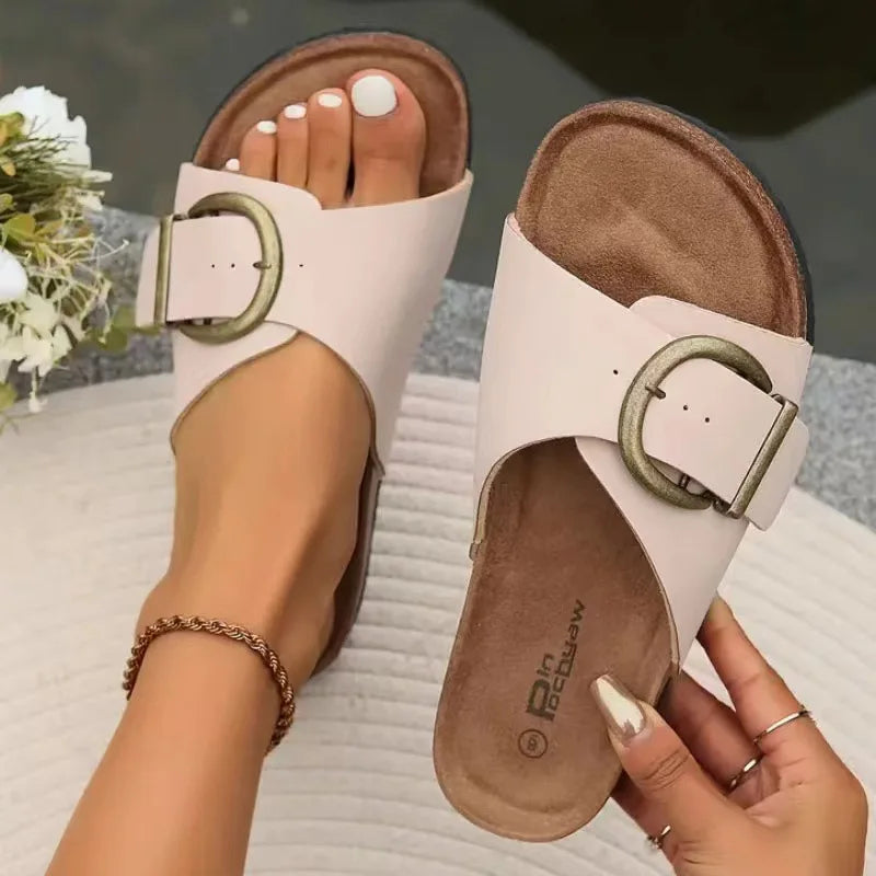 Maya Cork Footbed Mules