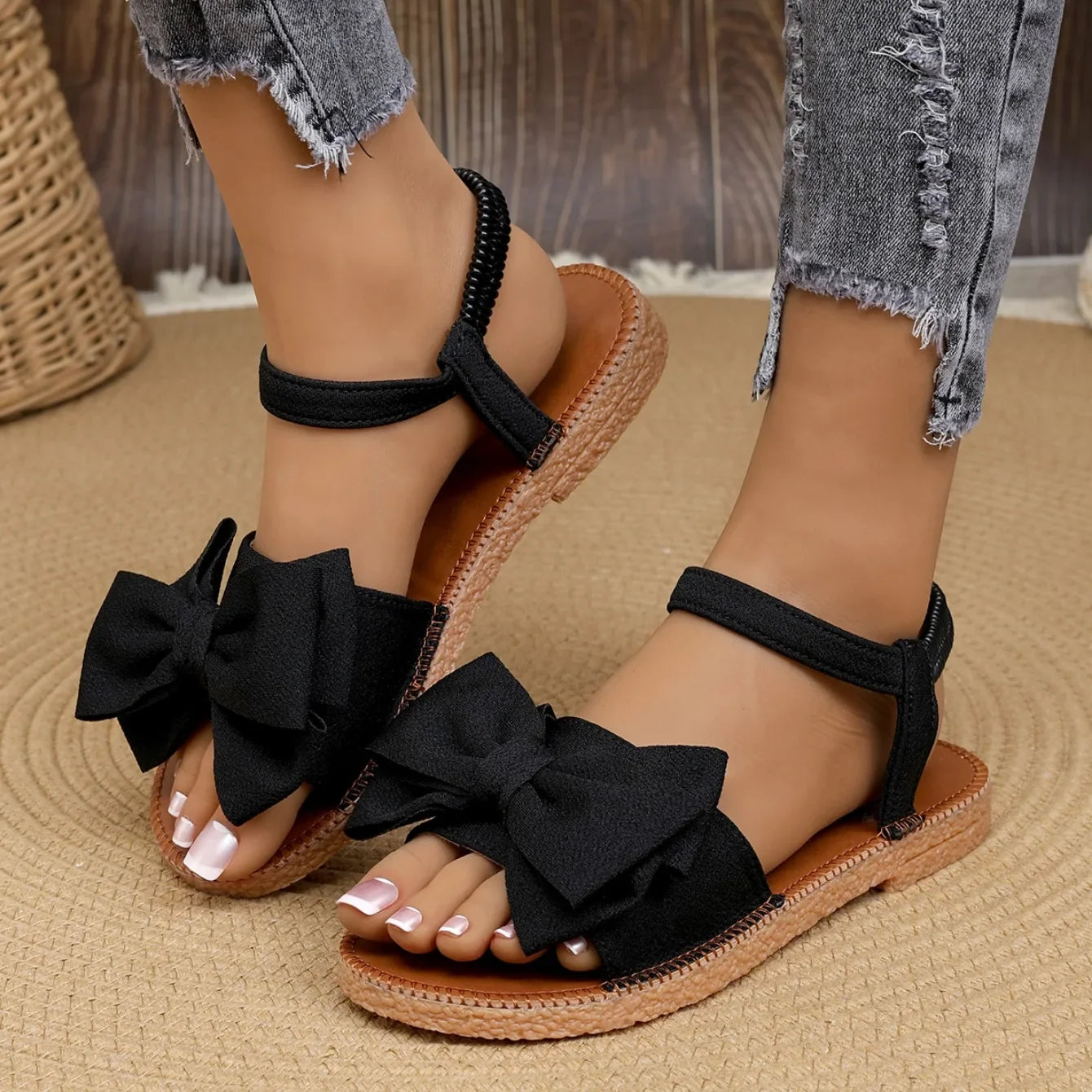 Suri Bow Tie Summer Sandals
