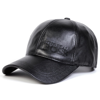 FrostLine Leather Baseball Cap