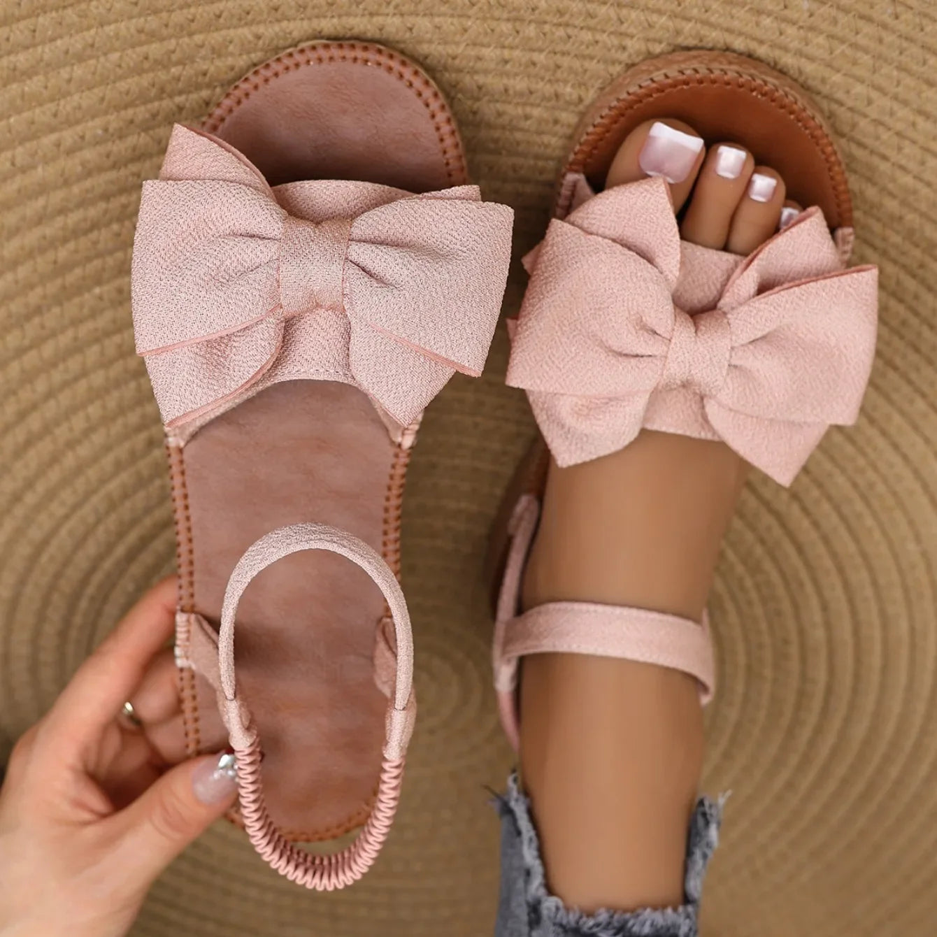 Suri Bow Tie Summer Sandals