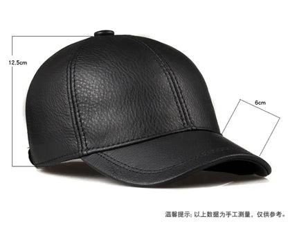 HeritageShear Leather Baseball Cap
