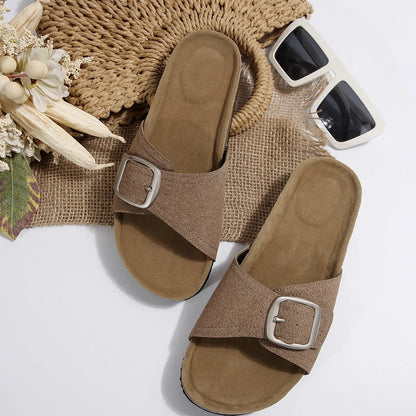 Luna Buckle Flip Flops