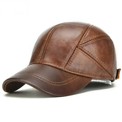 FrostGuard Leather Earflap Cap