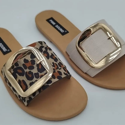 Leo Leopard Print Slides