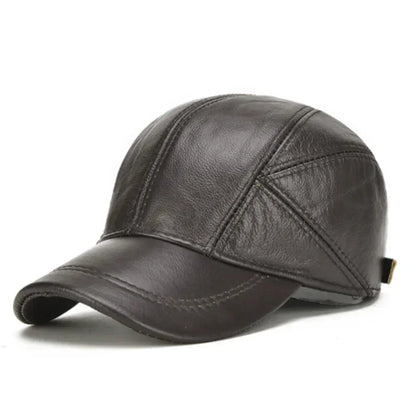 FrostGuard Leather Earflap Cap
