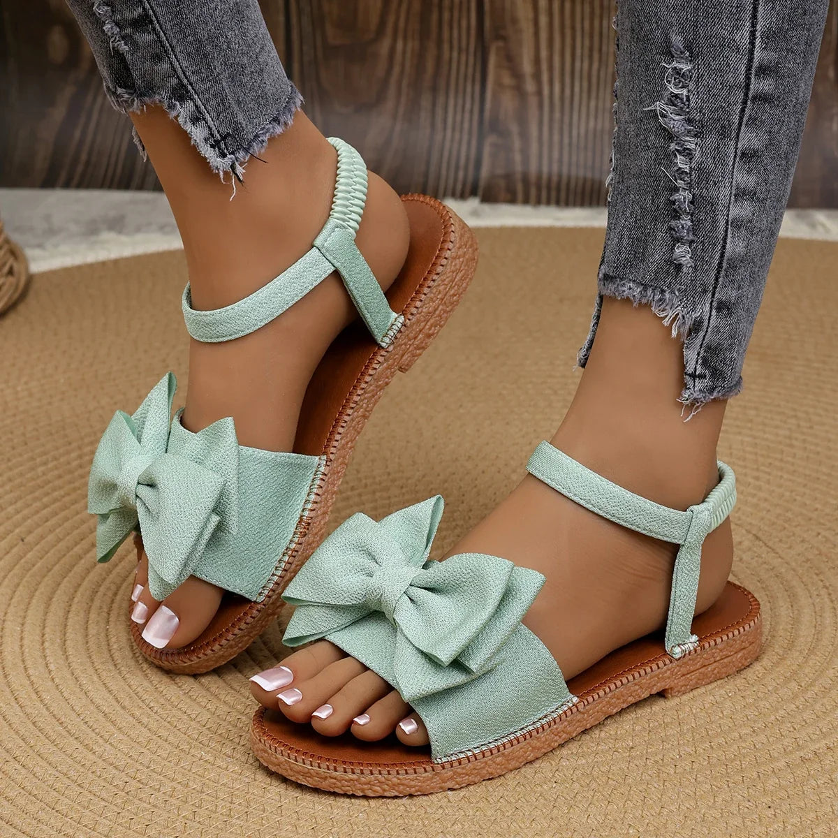 Suri Bow Tie Summer Sandals