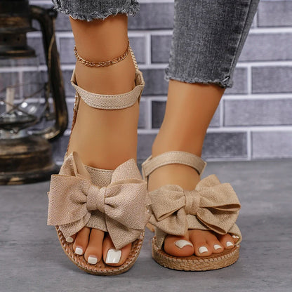 Suri Bow Tie Summer Sandals