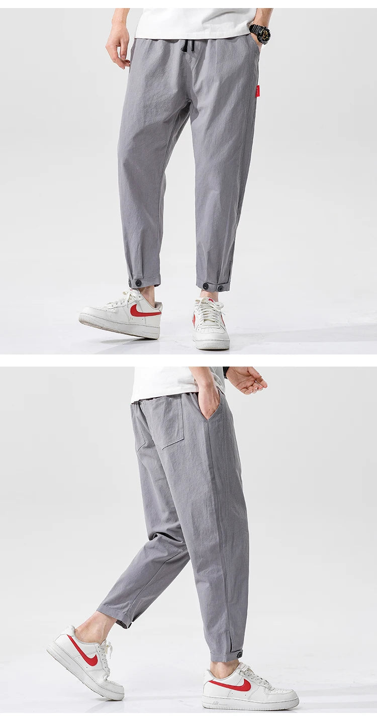 Theo Slim Fit Cotton Pants