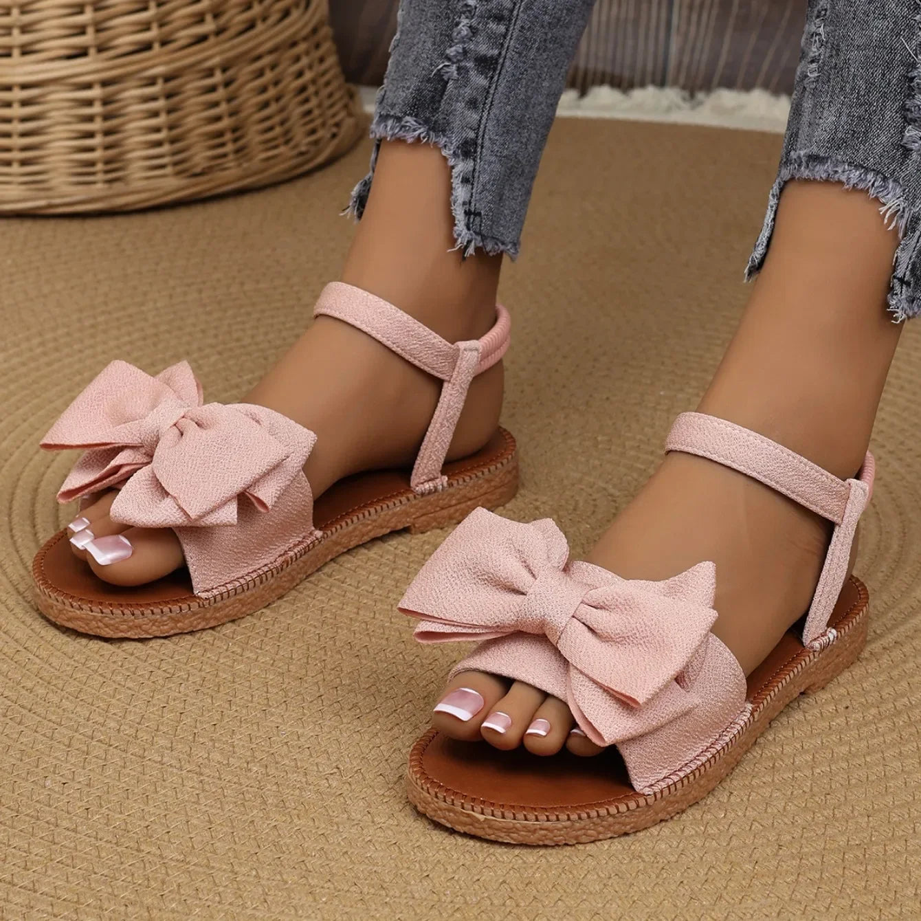 Suri Bow Tie Summer Sandals