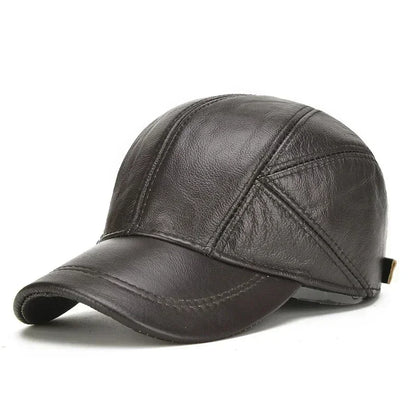 FrostGuard Leather Earflap Cap
