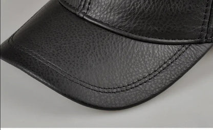 HeritageShear Leather Baseball Cap