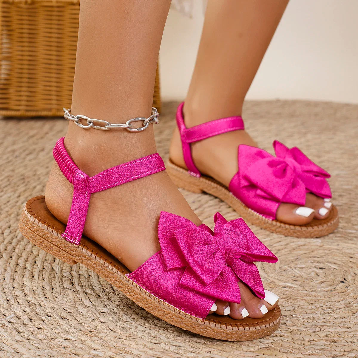 Suri Bow Tie Summer Sandals