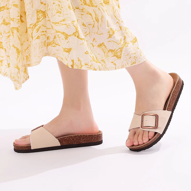 Daisy Soft Cork Mules