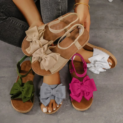 Suri Bow Tie Summer Sandals