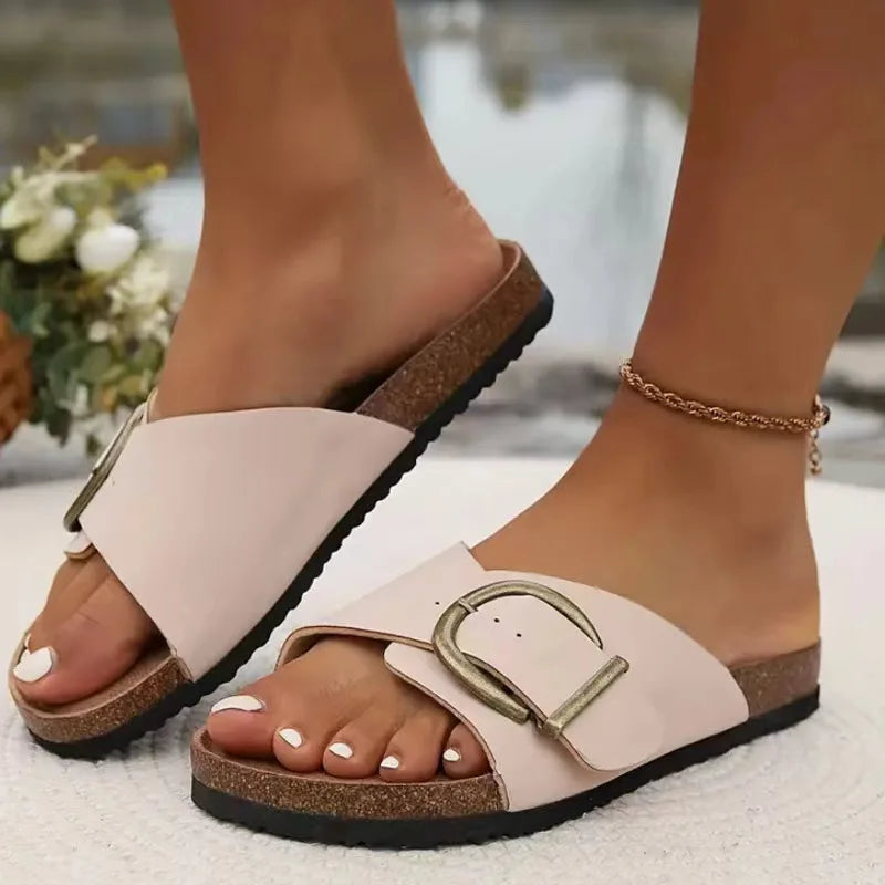 Maya Cork Footbed Mules