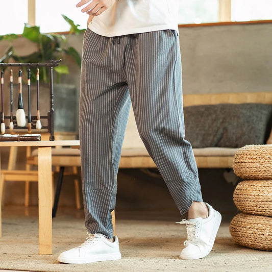 KYOTO LINEN 2.0  CROPPED PANTS