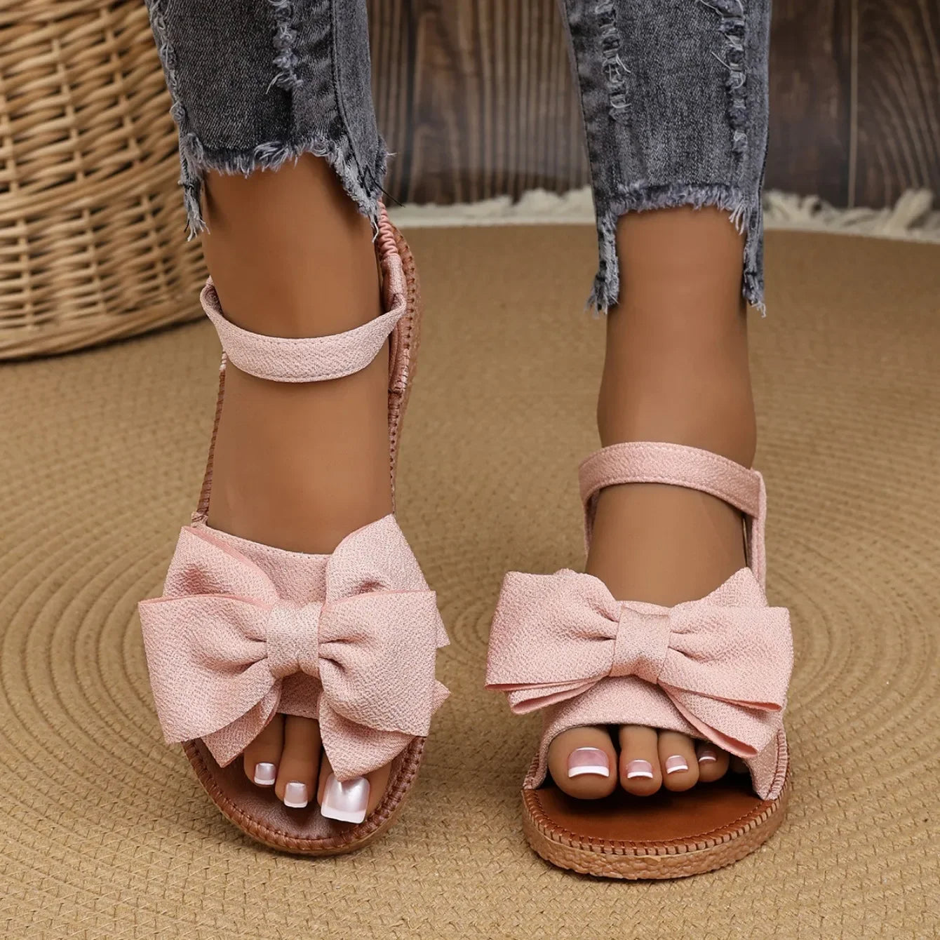 Suri Bow Tie Summer Sandals