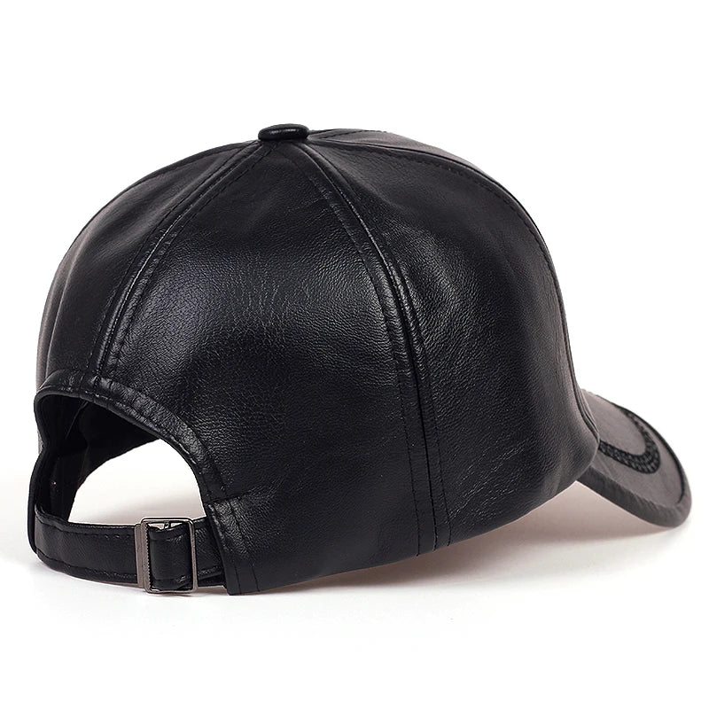 FrostLine Leather Baseball Cap