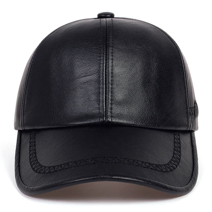 FrostLine Leather Baseball Cap