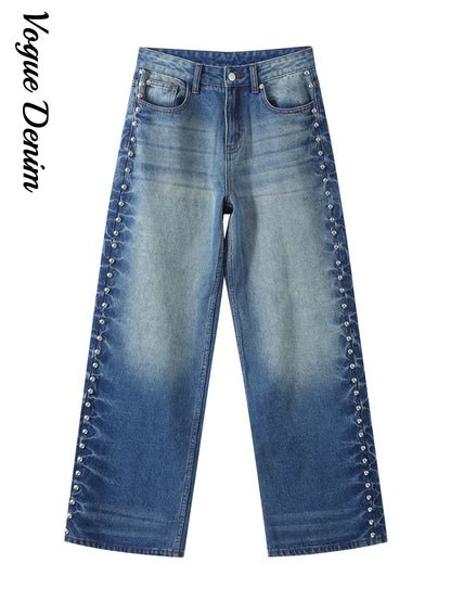 ABBIE WIDE MID-WAISTED JEANS