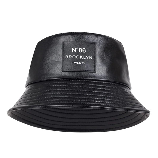 Brooklyn Leather Bucket Hat