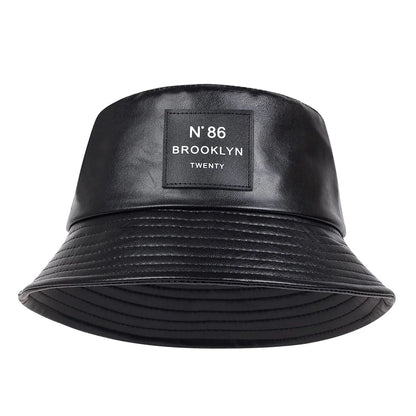 Brooklyn Leather Bucket Hat